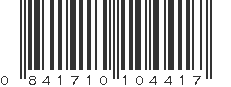 UPC 841710104417