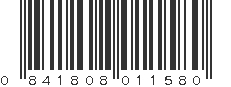 UPC 841808011580