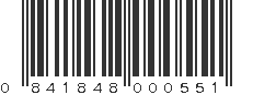 UPC 841848000551