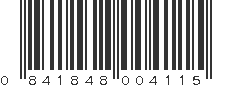 UPC 841848004115