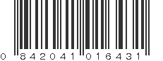 UPC 842041016431