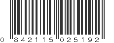 UPC 842115025192