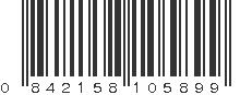 UPC 842158105899