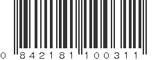 UPC 842181100311