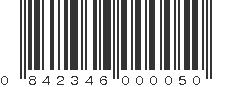 UPC 842346000050