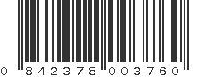 UPC 842378003760