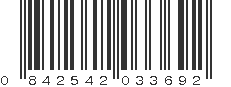 UPC 842542033692