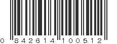 UPC 842614100512