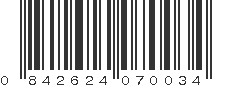 UPC 842624070034