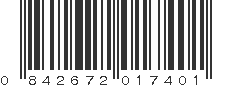 UPC 842672017401