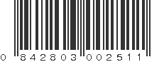 UPC 842803002511