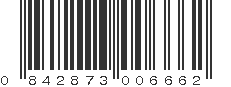 UPC 842873006662