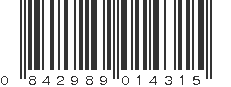 UPC 842989014315