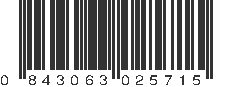 UPC 843063025715