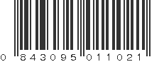 UPC 843095011021