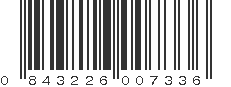 UPC 843226007336