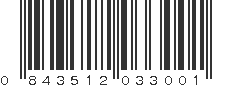 UPC 843512033001