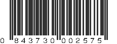 UPC 843730002575