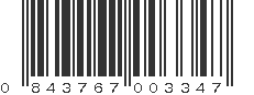 UPC 843767003347