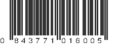 UPC 843771016005