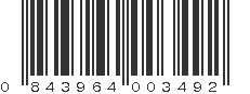 UPC 843964003492