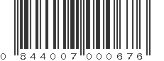 UPC 844007000676