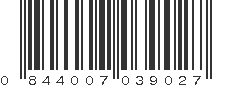 UPC 844007039027