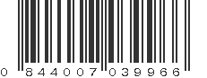 UPC 844007039966