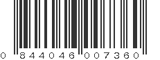 UPC 844046007360