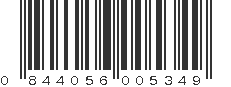 UPC 844056005349