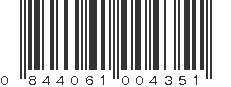 UPC 844061004351