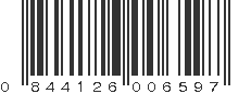 UPC 844126006597