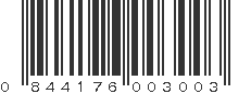 UPC 844176003003