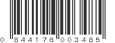 UPC 844176003485