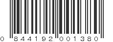 UPC 844192001380