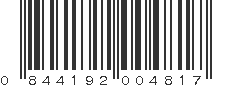 UPC 844192004817