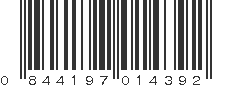 UPC 844197014392