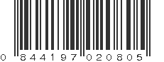 UPC 844197020805