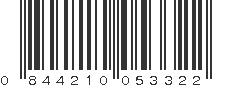 UPC 844210053322