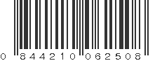 UPC 844210062508