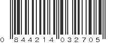 UPC 844214032705