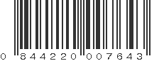 UPC 844220007643