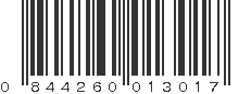 UPC 844260013017