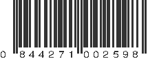 UPC 844271002598