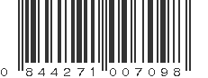 UPC 844271007098