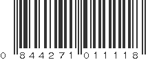 UPC 844271011118