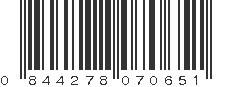 UPC 844278070651