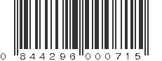 UPC 844296000715