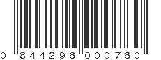 UPC 844296000760