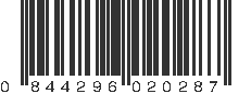 UPC 844296020287